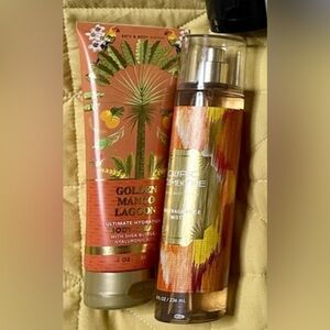 Bath and Body Works 2pc set- golden mango/calapso clementine